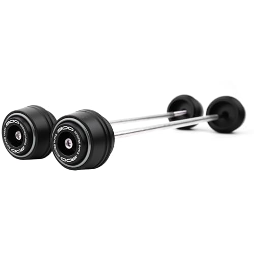 Compatible with Z900 Z900SE Z900RS 2019-2025 2026 Motorcycle Accessories Front Rear Wheel Fork Axle Sliders Crash Protectors (Grey) - color: Grey