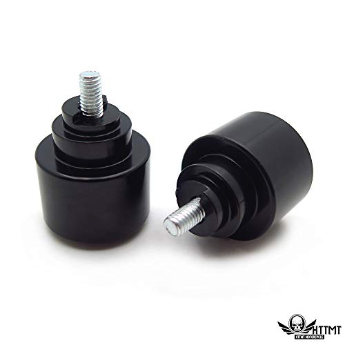 Bar Ends Black Compatible with 03-13 Hond CBR 600RR / 1987-2006 CBR 600 F1/F2/F3/F4/F4i - color: Black, size: Classic