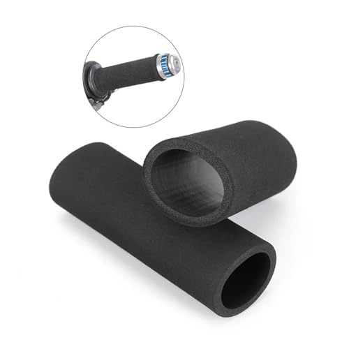 Universal Motorcycle Handlebar Sleeve Grip Foam Anti Slip Vibration Hand Grips Gloves Levers Cover Motorcycle Accessories - color: 1 pair