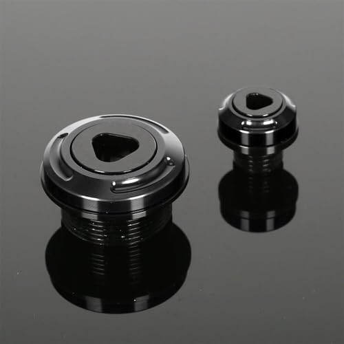 Monkey Engine Crankcase Cover Plugs Compatible with Monkey 125 GROM CT125 DAX 125 CNC Motorcycle Accessories Crankcase Hole Plug (Black) - color: Black3