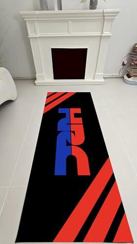 Motorcycle Garage Mat for Honda Bikes HRC - for CBR, Fireblade, Rebel, Africa Twin, CRF | Non-Slip Parking Carpet for Home Garage Display Mat for Honda Bikes, Display Mat for CBR Bikes