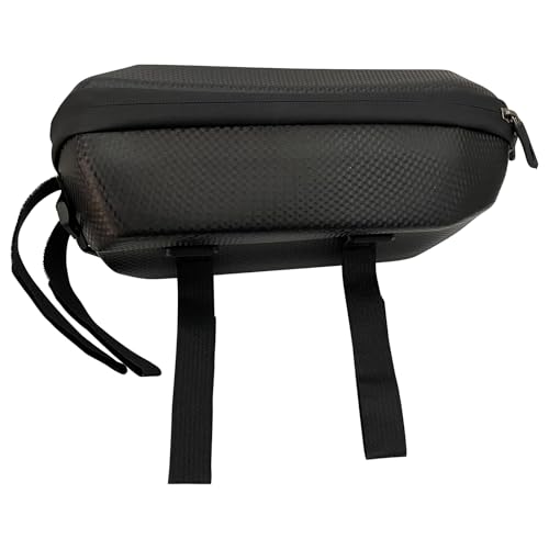 Bike Handlebar Bag Balance Car EVA Waterproof Front Bag 4.2qt Capacity Scooter Bicycle Hanging Bag Accessories Black
