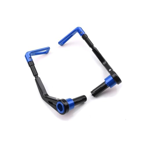 Motorcycle Handguard Lever 14mm-17mm Universal Motorcycle Handlebar Hand Guards Adjustable for MT09 MT07 for S1000RR CRF450 for - color: Blue
