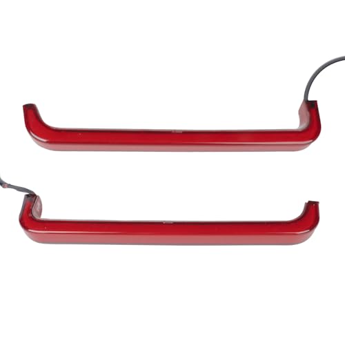 Motorcycle Tracer Saddlebag Turn Signals LED Light, Brake Light with Amber Flow Light for Harley CVO Street Glide Road Glide FLTRXSE 2024-2025 FLHX, ABS Plastic, Red