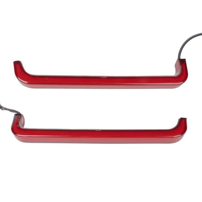 Motorcycle Tracer Saddlebag Turn Signals LED Light, Brake Light with Amber Flow Light for Harley CVO Street Glide Road Glide FLTRXSE 2024-2025 FLHX, ABS Plastic, Red