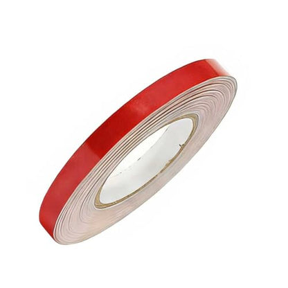 Car Reflective Strip Sticker, 0.39" x 197" Waterproof Car Body Reflective Tape, DIY Night Visibility Warning Rim Strip Decal, Universal for Most Cars, Motorcycles, Bikes (Red) - color: Red