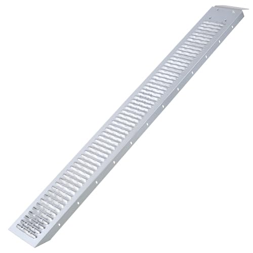 960lbs Capacity Loading Ramps for Pickup Trucks, Steel Motorcycle Ramp, Dirt Bike Ramp for Truck, Lawn Mower, Snowblower, ATV, Quad, Pack of 2,with 2pcs tie Straps,1pair Gloves (74" L-1) - size: 74" L-1