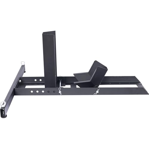 Motorcycle Front Tire Chock, 1800 lb Capacity, Adjustable Heavy-Duty Stand/Wheel Chock for 15"-22" Wheels. (1800 Lb) - size: 1800 Lb