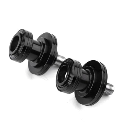 Compatible with 450MT 450NK 450SR 800MT 675SR-R 675SR 700CLX 650GT 800MT-X 650NK Motorcycle M10 Swingarm Spools Rear Stand Screws Sliders (Black) - color: Black