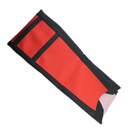 Motorcycle Universal Seat Cover Non-Slip Suitable Rubber Striped Seat Covers Soft For CRF150F CRF230F CRF250F CRF250R CRF450F CRF 150F 230F 450F 450R Dirt Pit Bike Motocross Off Road Motorbike - color: Red