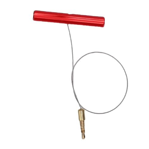Keenso Tire Valve Stem Fishing Tool Puller with Ergonomic Aluminum Handle for Dirt Bike ATV UTV Motorcycle Tube Repair (Red) - color: Red