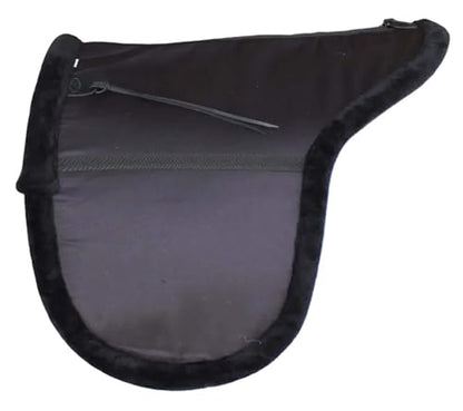 CHALLENGER Australian Horse Wool Felt Premium Shaped Trail Rider Comfort Pad Black 109SP565 - color: Black
