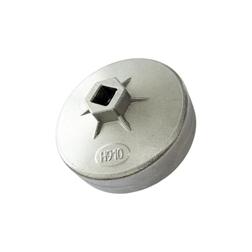 Oil Filter Wrench, 95mm 15 Flutes Heavy Duty Aluminum Alloy Oil Filter Cap Removal Tool, Compatible with Mercedes Benz, Audi, VW, Porsche, Mazda, Sprinter, 0.53" Drive Oil Filter Socket - size: 95mm