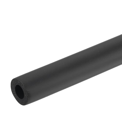uxcell Foam Tubing for Handle Grip Support,10mm(3/8") ID 20mm(0.79") OD 0.3 Meter/1ft Length Black - color: Black, size: 10mm x 20mm x 0.3 m