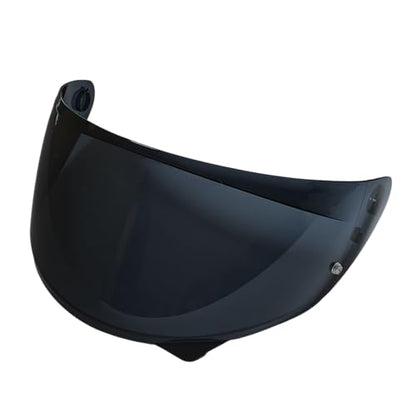 HJ-34P Helmet Visor Replacement, Motorcycle Helmet Visor Face Shield Compatible with HJC C10 (Deep Smoke) - color: Deep Smoke