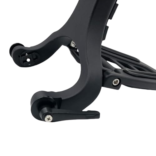 Adjustable Sissy Bar Backrest With Folding Luggage Rack For Harley/Indian/BMW R18/Honda,Black
