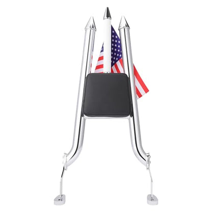 Sissy Bar for Harley Freewheeler/Road Glide 3 2015-2024 (Chromed) | backrest, 38mm steel, rust-proof powder coat. Quick-detach design. Weather-resistant. Bolt-on install, hardware included. - color: Chromed