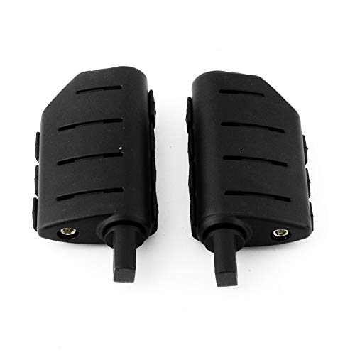 Motorcycle Foot Pegs,Highway Pegs Footrest,Footboard,Fit for Harley Cruisers Street Glide Softail Sportster Dyna (Matte Black) - color: Style 4#-Matte Black