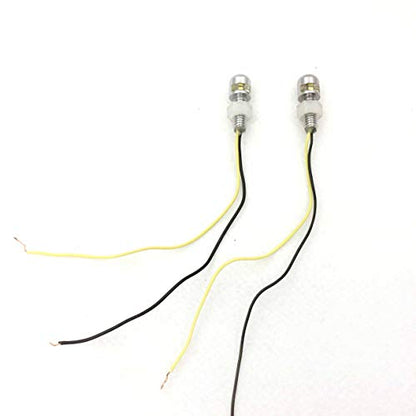 MT250- Chromed Universal LED License Tag Plate Bolt Lights Stainless Steel Compatible with All Motorcycles, Cruisers, Dirt Bikes, Scooters, mopeds, Trucks [P/N: MT250-CD]