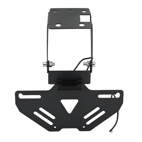 Foldable License Plate Holder with License Plate Light, Compatible with OEM/Stock Turn Signal Motorcycle Fender Eliminator Compatible with Z900 2025 Z900SE 2025 Accessories