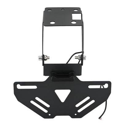 Foldable License Plate Holder with License Plate Light, Compatible with OEM/Stock Turn Signal Motorcycle Fender Eliminator Compatible with Z900 2025 Z900SE 2025 Accessories