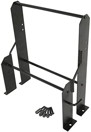 HD Garage Detachables Storage Detach Depot Wall Mounting Luggage Rack for Harley Touring Road King, Electra Glide, Street Glide Tour Trunk Pack Pak, Metal, Black