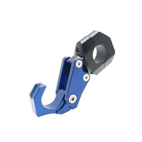 Motorcycle Luggage Helmet Double Hook Mount Motorbike Scooter Helmet Holder Bag Hook Hanger Fit for BMW Fit for ADV350(Blue) - color: Blue