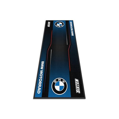 SIXTEN BMW Marker Motorcycle Mat 94.5 x 37.4 in - Eco-Friendly Garage and Paddock Mat - Washable, Oil Absorbent and Eco-Friendly - Motorcycle Protection Mat