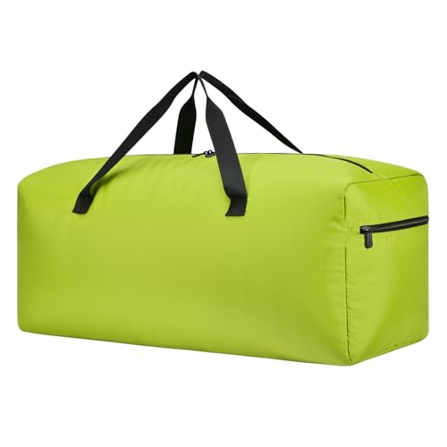 iFARADAY Foldable Duffel Bag 30" / 75L Lightweight with Water Rresistant for Travel-Light Green - color: Light Green-75L