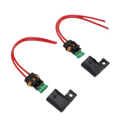 Fafeicy 2PCS 12AWG Holders, Water Proof Cover Kit with 30A Standard and Silicone Gaskets, for ATO ATC Car RV Truck Boat 12V 24V Vehicles