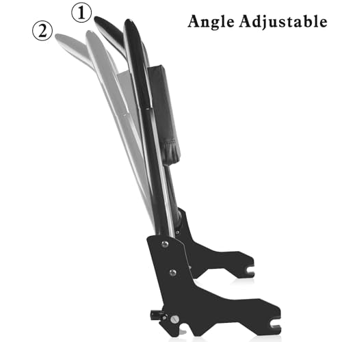 Custom 26”Tall Adjustable Sissy Bar Docking for Harley Davidson 2018-Later Low Rider Models Lowrider ST FXLR FXRST FXLRS FXLRST Sport Glide FLSB Dyna Gloss Black (26”) - size: 26”-B
