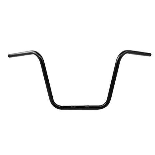 TCMT 14" Rise Ape Hanger 1" Handlebars Fit For Harley-Davidson FLST FXST Sportster XL Custom Application - color: Black, size: 14" Rise