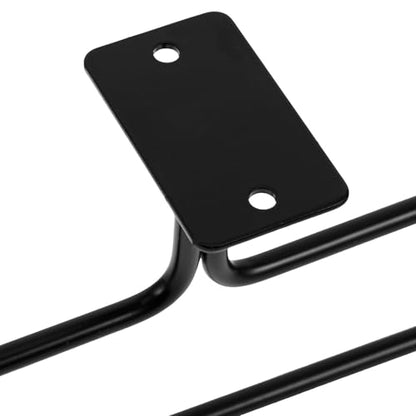 MAGICLULU Roller Skating Rack Wall Mount Steel Paint Black Skates Hanger Rack with 6mm Diameter Stable Support for Ice Skates Storage Organizer for Home and Sports Venues