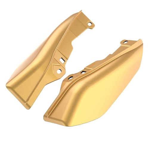 Mid Frame Air Deflectors Heat Shield Fit for Harley Touring 2009-2026 Black Hills Gold - color: Black Hills Gold
