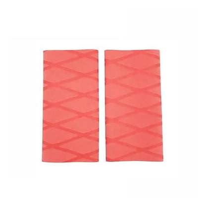 Non-Slip Rubber Grip Glove Motorcycle Handle Cover Universal Heat Shrinkable Grip Cover Sleeve Handlebar Covers Handlebars Grips - color: Red