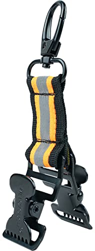 KUNN Firefighter Glove Strap Safety Glove Holder Clips for Work with Alligator Clip - color: Orange