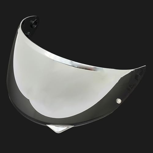 HJ-34P C10 Motorcycle Helmet Visor Replacement for HJ-34P C10 UV Protection Motorcycle Helmet Shield (Silver) - color: Silver