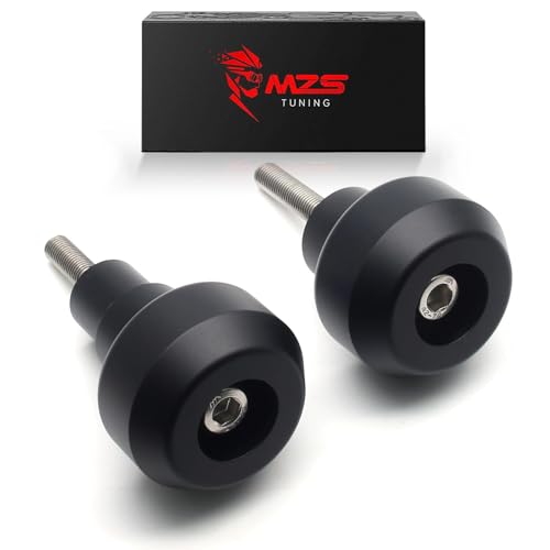 MZS Motorcycle Frame Sliders Compatible with ZX10R ZX-10R 2016-2026, Falling Crash Protector Guards No Cut Kits Black - size: ZX10R