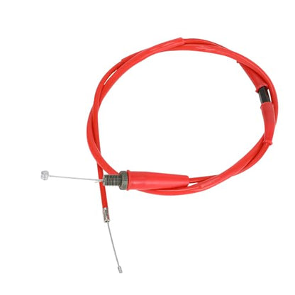 Motorcycle Twist Throttle 7/8" 22mm with Handle Grip Throttle Cable CNC Assembly Universal for CRF 110 CRF 50 125 250 XR 70 SSR 125 110 50 Dirt Pit Bike Mini Bike Red - color: red