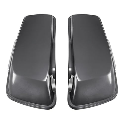 HR3 Gauntlet Gray Metallic Hard Saddlebags Compatible with 2021 Street Glide Special FLHXS Ultra Limited FLHTK (Replace for OEM) Fit for 2014-2023 Harley Touring Models - color: Gauntlet Gray Metallic