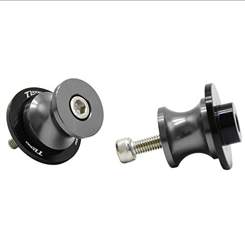for Suzuki TL1000S / TL1000R All Year TL1000 R S TL 1000 R S 8mm Motorcycle Swingarm Sliders Spools Swingarm Stand Screws Slider Anti-Fall Frame Sliders - color: Gray