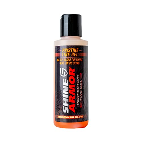 SHINE ARMOR Fortify Quick Coat & Pristine Tire Shine Gel Dressing & Cleaner