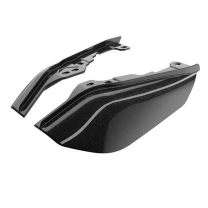 Advanblack 2025 Road Glide Mid Frame Air Deflectors Heat Shields Deflector for Harley Touring '09-'25 Harley RG, Street Glide, Road King (Hot Lap) - color: Hot Lap