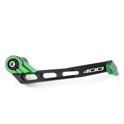 Motorcycle Brake Clutch Lever Guards Bar End Handguard Compatible With Ninja 400 2018 2019 2020 2021 2022 2023 | Handlebar Protector Ninja400 EX400 Accessories (green) - color: green