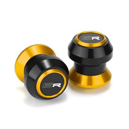 Motorcycle 8MM Swingarm Spools Fit Ninja ZX6R 2009-2023 2024 2025 2026 Motorycle Swingarm Spools Sliders Frame Stand Slider 2026 ZX6R Accessories Gold - color: gold