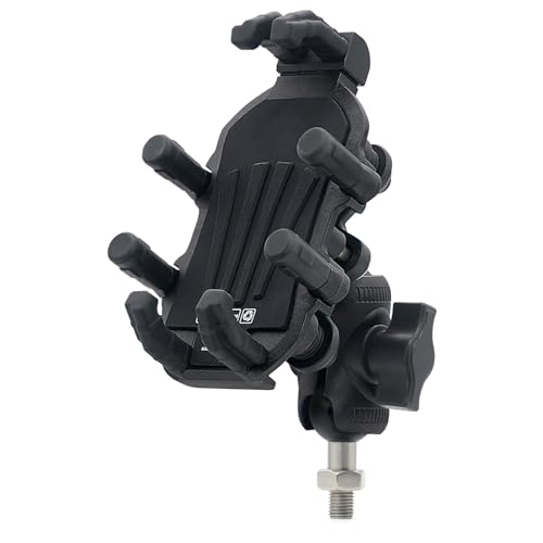 Motorcycle Phone Mount Holder with Vibration Dampener, 360° Adjustable M8 Ball Head (M10 Ball Head Mount) - size: M10 Ball Head Mount