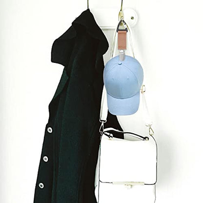 4Pcs Elastic Hat Clip for Travel, Hat Holder Hands Free Bag Accessory for Traveling Bags, Backpacks, Purses, Totes Black - color: Black