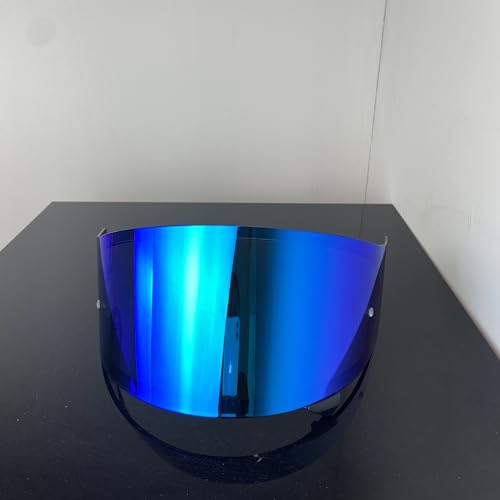 CPB-1V Helmet Shield for GLAMSTER,Replacement Motorcycle Helmet Visor Compatible with GLAMSTER (Revo Deep Blue) - color: Revo Deep Blue