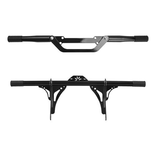 TCT-MOTORPARTS Front & Rear Highway Crash Bars Protector Fit For Harley 2006-2017 Dyna Low Rider Fat Bob FXDF Switchback Mid Control 2014 Street Bob Police FXDBP - color: Front Rear Crash Bar (06-17)
