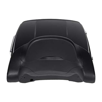 SLMOTO 13.7" King Tour Trunk Backrest, 13.7" Chopped Backrest Mounting Rack Round Fit For Harley Road King Road Glide Street Glide FLHXSE and CVO Limited FLHTKSE 2014-2025 - color: AStyle #09